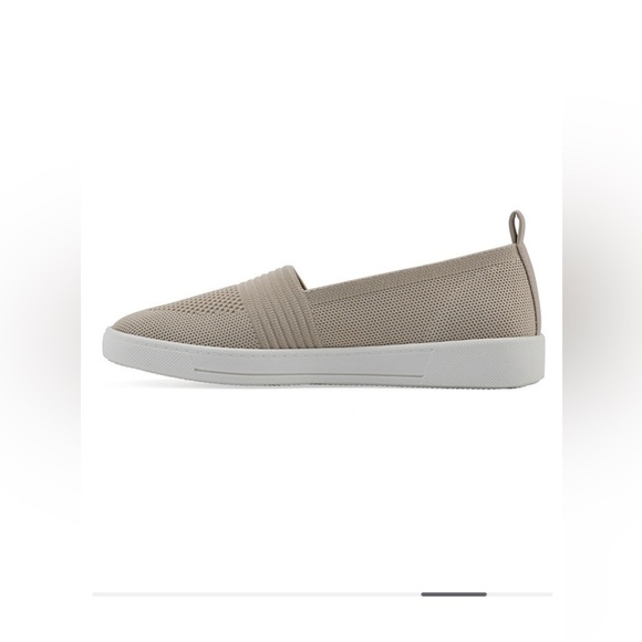 Women's Beige Slip-On Sneakers - Picture 6 of 12